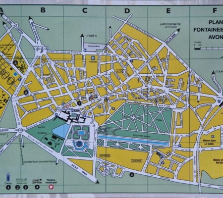 Fontainebleau-map