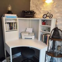 The Secret Garden work and study area in the living room